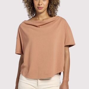 nuuds Vintage Cotton Off The Shoulder T-Shirt